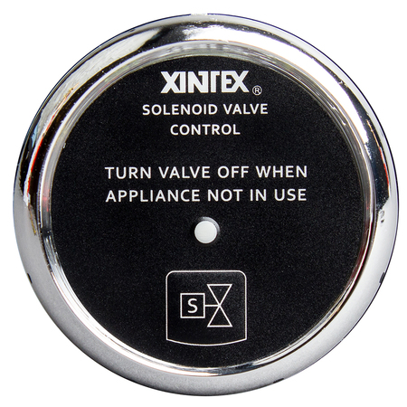 FIREBOY-XINTEX Propane Control & Solenoid Valve w/Chrome Bezel Display C-1C-R